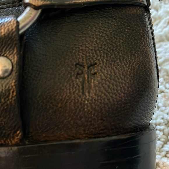 ❤️ EUC Frye Brown Leather Short Zip Boot 7.5 - Picture 8 of 8